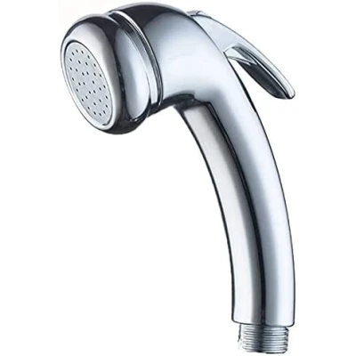 Afbeelding van Hogedruk douchekop 1/2 inch schroefdraad chroom trigger handdouchekop met aan/uit voor baden, boten, caravans, camper, kapsalons