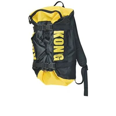 Afbeelding van Kong Rope Bag vrijlooptas, zwart/geel, inhoud 20 liter