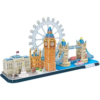 Afbeelding van Cubic Fun 3D Puzzel City Line Londen 1 stuk
