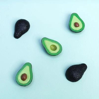 Afbeelding van Avocado Magneten (set van 5) Trendform