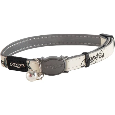 Afbeelding van Rogz Kattenhalsband GlowCat Black Jumping Cat