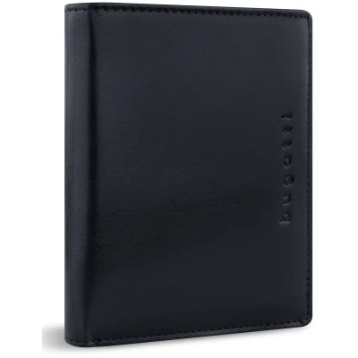 Afbeelding van bugatti portemonnee Romano RFID Wallet With Flap 10CC Black zwart