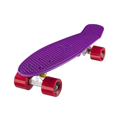 Afbeelding van Ridge 22&quot; Mini Cruiser Board Retro skateboard, compleet, in paars, volledig de EU ontworpen en geproduceerd