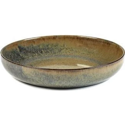 Afbeelding van SURFACE BY SERGIO HERMAN: set van 4 diepe borden L D21 H4 indi grey