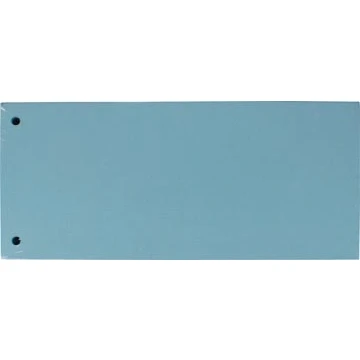 Afbeelding van Pergamy scheidingsstroken 105 x 240 mm blauw (100 stuks)