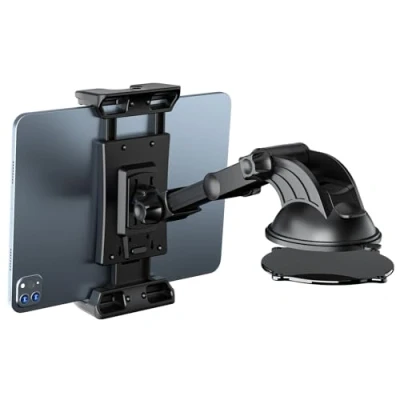 Afbeelding van OHLPRO Tablethouder Auto Zuignap iPad GPS Houder Verstelbaar Voor Draagbare Dashboard Voorruit Tablets Apple Air/Mini, Samsung Galaxy Tab, 7&quot; 10,5&quot;