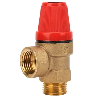 Afbeelding van G1/2 &#039;&#039;One Way Premium Messing Veiligheidsklep DN15 Draad Lente Opknoping Oven voor Koud Water Pomp Bescherming Pijp (6 bar/DN15) (6Bar DN15)