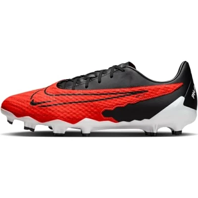 Afbeelding van Nike Performance Phantom GT3 Academy FG/MG Voetbalschoenen met Kunststof noppen, Heren, Maat: 43, Bright crimson/black/white