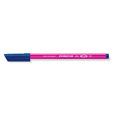 Afbeelding van Staedtler Noris Club, 326 20, viltstiften, circa 1,0 mm, uitwasbaar, 10 stuks in kartonnen etui, magenta