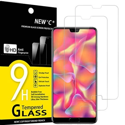 Afbeelding van NEW&#039;C 2 Stuks, Screen Protector voor Huawei P20, Gehard Glass Schermbeschermer Film 0.33 mm ultra transparant, resistent