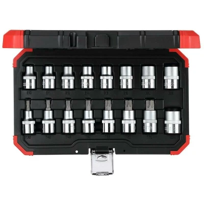 Afbeelding van Gedore R68003016 Dopsleutelset 1/2&quot; TX E10 E24 T30 T70 16 dlg 3300009