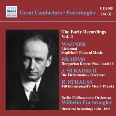 Afbeelding van Berlin Philharmonic Orchestra, Wilhelm Furtwänger Early Recordings Volume 4 (CD)