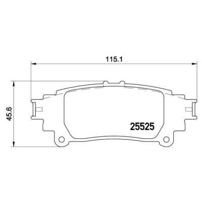 Afbeelding van Brembo Remblokset P 83 132