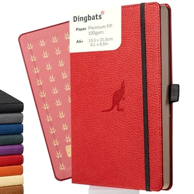 Afbeelding van Dingbats* Wildlife A5 Notitieboek Red Kangaroo Blanco A5+ / Plain