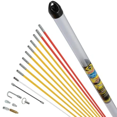 Afbeelding van C.K Mighty Rod PRO 10 m super set, hoogwaardige intrekstangen, 4 flexibiliteiten, Spira FLEX technologie, robuuste verbindingen, uitgebreide accessoires