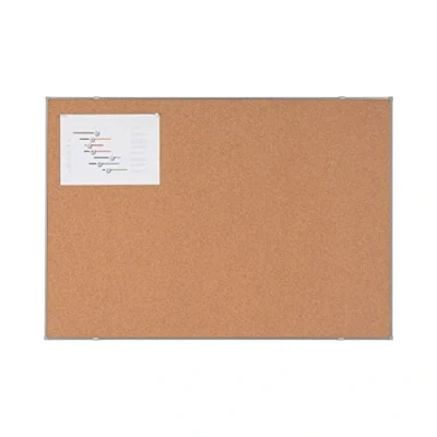 Afbeelding van BoardsPlus Economy Kurk Bord, 105 x 75 cm, Grijs Frame