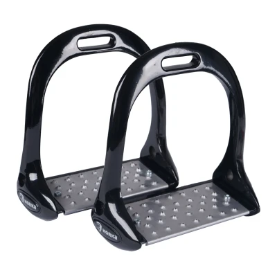 Afbeelding van HORKA STIJGBEUGEL TECH 12 cm Zwart