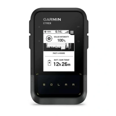 Afbeelding van Garmin eTrex Solar Navigatie Handheld Zonne energie Multiband GPS 2.2 inch scherm Zwart