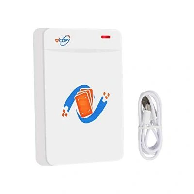 Afbeelding van FTSTech RFID kaartlezer schrijver kopieerapparaat duplicator, werken op ramen, ondersteuning decode ID IC kaart NFC chip polsband, geleverd met software, plug and play
