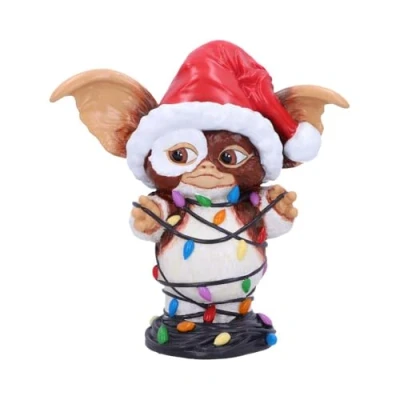 Afbeelding van Nemesis Now Gremlins Gizmo in Sprookjeslicht Kerst 13cm