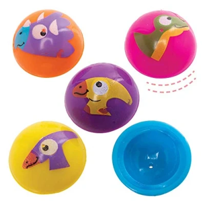 Afbeelding van Baker Ross AX605 Dinasoures Spring Speeltjes Pack Van 12, Klein Knallend Schijfje Met Leuke Dino Karakters, Perfect Voor Kinderfeest Zakjesvullers Of Cadeau Ideeën