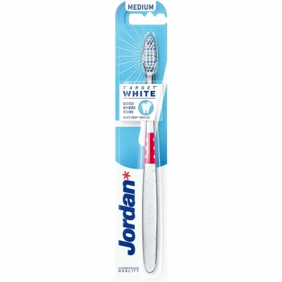 Afbeelding van 3x Jordan Tandenborstel Target White Medium