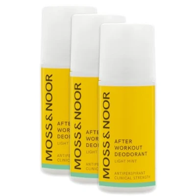 Afbeelding van Moss &amp; Noor After Workout Deodorant (Lichte Munt, 3 pak (3 x 60 ml))
