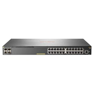Afbeelding van Aruba HPE 2930F 24G PoE+ 4SFP schakelaar, C3, Management, 24 x 10/100/1000 (PoE+) + 4 Gigabit SFP (uplink) Rack monteerbaar (370 W)