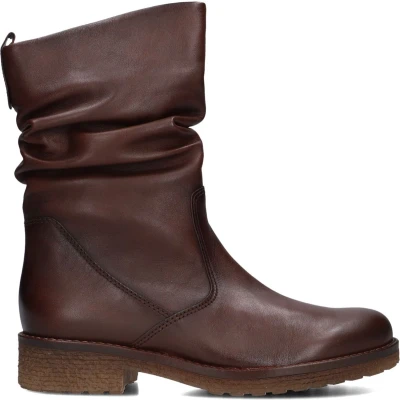 Afbeelding van Gabor 013 Enkellaarsjes Enkelboots met rits Dames Cognac Maat 38