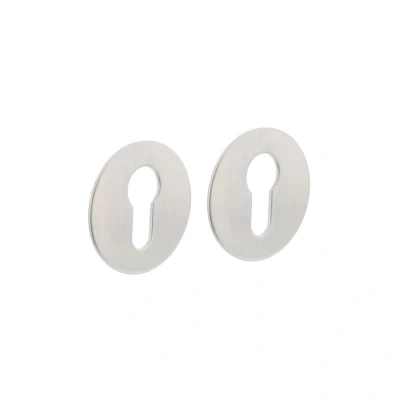 Afbeelding van Cilinderrozet 55x2mm zelfklevend geborsteld RVS
