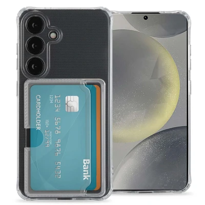 Afbeelding van Samsung Galaxy S24 Hoesje Siliconen en TPU (zacht) iMoshion Softcase/Backcover Transparant Telefoonhoesje