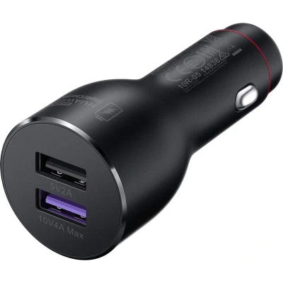 Afbeelding van Autolader 2 USB Fast Charging 40W CP37 Zwart