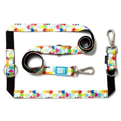 Afbeelding van Max &amp; Molly 6 in 1 handsfree multifunctionele hondenriem, ultrazacht gevoerd neopreen, puzzel L (181012)