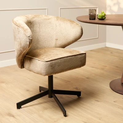 Afbeelding van Mangoe Eetkamerstoel Persie Light Brown