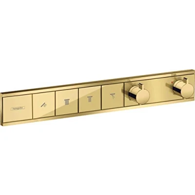Afbeelding van Hansgrohe RainSelect thermostaat inbouw voor 4 functies Polished Gold