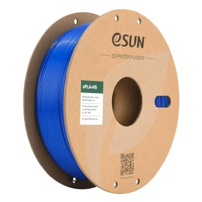 Afbeelding van eSUN PLA+ Filament 1.75mm, PLA+HS Hoge Snelheid 3D Printer Dimensionale nauwkeurigheid +/ 0.03mm, 1KG Spool (2.2 LBS) Speedy voor Printers (Blauw, 1.75)