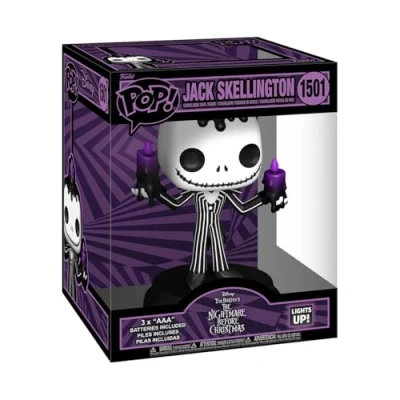 Afbeelding van Funko Pop! Super: The Nightmare Before Christmas Jack Skellington (with SFX) 6&quot; Super Sized