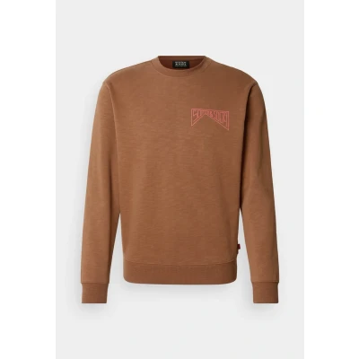 Afbeelding van Scotch &amp; Soda LEFT Chest LOGO Sweater, Heren, Maat: Small, Soft silt