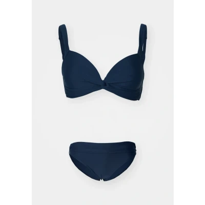 Afbeelding van Lascana Bralette Adele Bikini SET Bikini, Dames, Maat: 42xB, Navy
