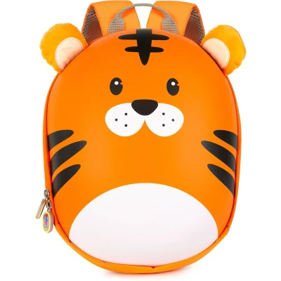 Afbeelding van Kinderrugzak tijger lichtgewicht comfortabel duurzame hardcase 4L