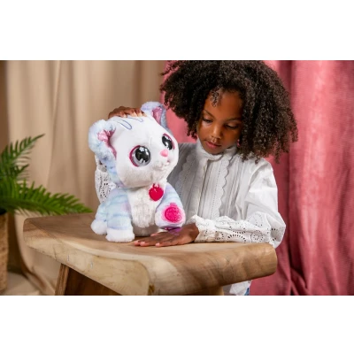 Afbeelding van VTech Kidi Ruby Mijn Glittertattoo Kitten interactieve knuffel