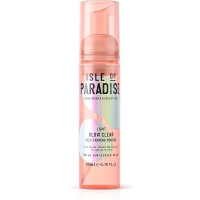 Afbeelding van Isle of Paradise Self Tanning Mousse Light Glow Clear Peach 200 ml