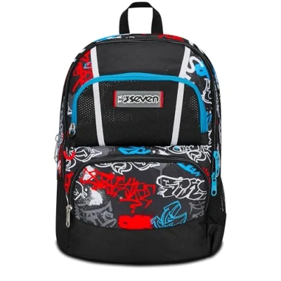 Afbeelding van Seven 200102417 899 rugzak School Meerkleurig Polyester