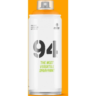 Afbeelding van MTN94 Fluoriserend Oranje spuitverf 400ml lage druk en matte afwerking