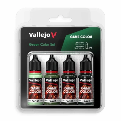 Afbeelding van Green Color Set 4 kleuren 18ml 72384