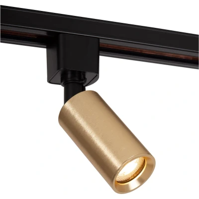 Afbeelding van Lucide TRACK RITMO Railspot 1 fase Railsysteem / Railverlichting 1xGU10 MR11 Mat Goud Messing (Uitbreiding)