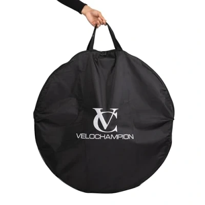 Afbeelding van VeloChampion Waterdichte fietswieltas met gemakkelijk handvat lange ritssluiting. Lichtgewicht en te vervoeren (700c wieltas x2)