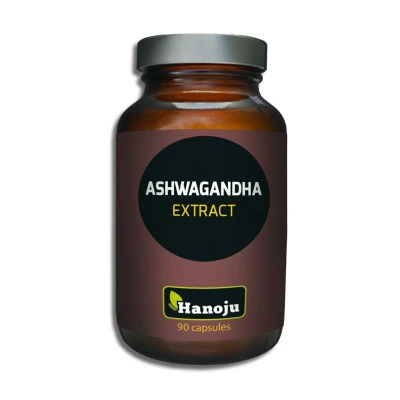 Afbeelding van Hanoju Ashwagandha 4:1 extract 300 mg 90 capsules