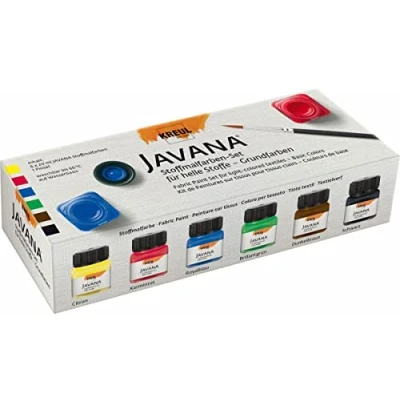 Afbeelding van Javana textielverf set Primaire kleuren Voor lichte stoffen