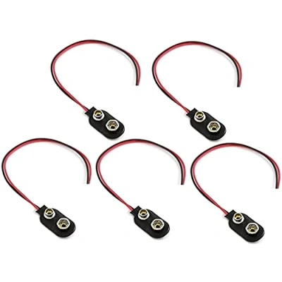 Afbeelding van HeyNana 5 stuks houder clip voor 9 V batterij